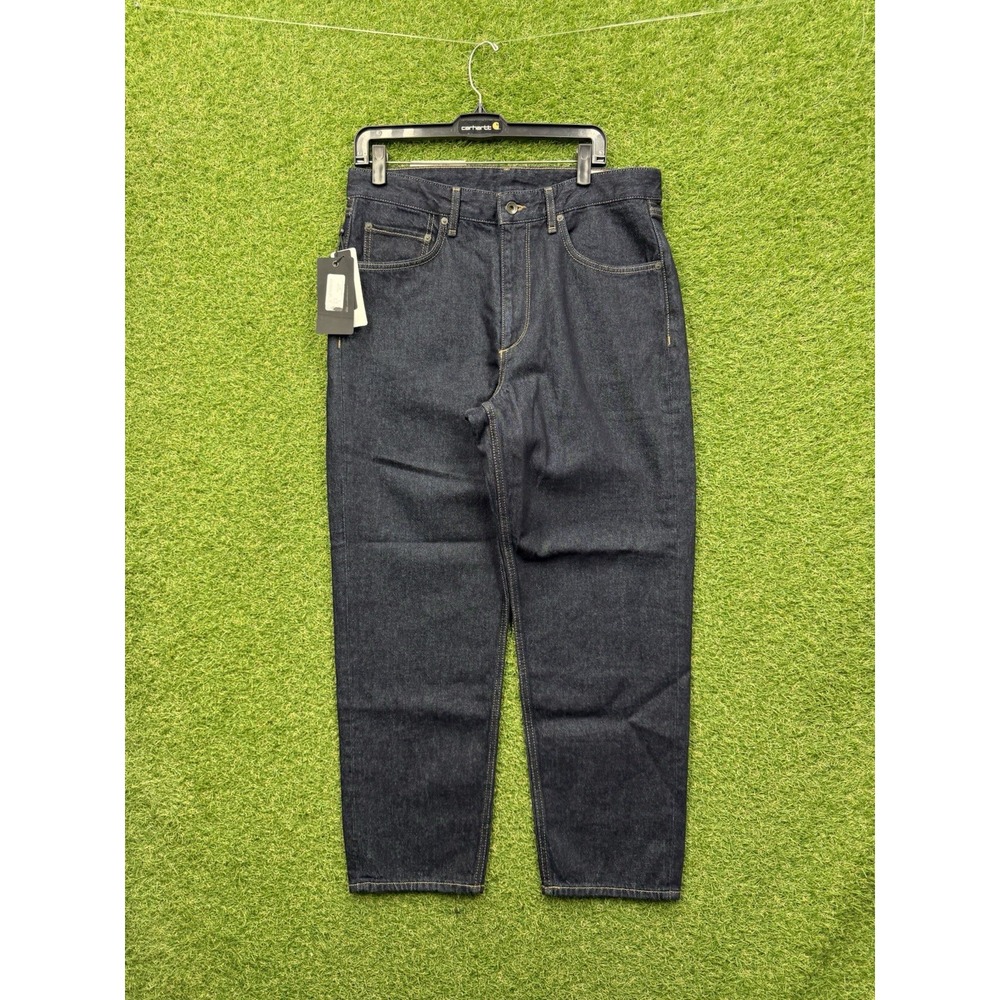 Rag & Bone RB Taper Jeans Mens 32 Relaxed Fit Baggy Y2K Cropped Dark Wash NEW